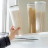 Noodle Jar Sealed Container Pasta Storage Grain Airtight Moistureproof Food Dispenser Rice Flour Cereal Pantry Organization 2