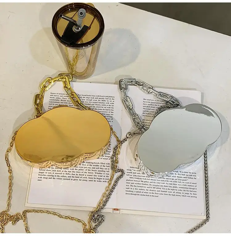 Cloud Shape Metal Lipstick Bag For Women Dinner Bag Designer Shell High Quality Shoulder Bags Luxury Purses Crossbody shoulder bags women evening bag