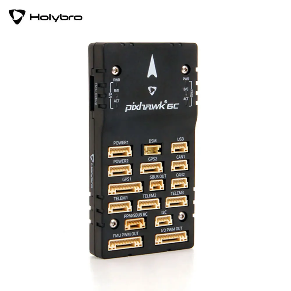Базовая плата контроллера полета для автопилота Holybro Pixhawk 6C (алюминиевый/пластиковый корпус) Модуль питания PM02/PM06/PM07 M9N/M10 GPS для FPV thumbnail 3