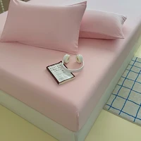 Drap-housse délavé avec bandes élastiques, housse de matelas réglable antidérapante pour lit simple, Double, King, Queen, 90x200, 150x200, 180 3