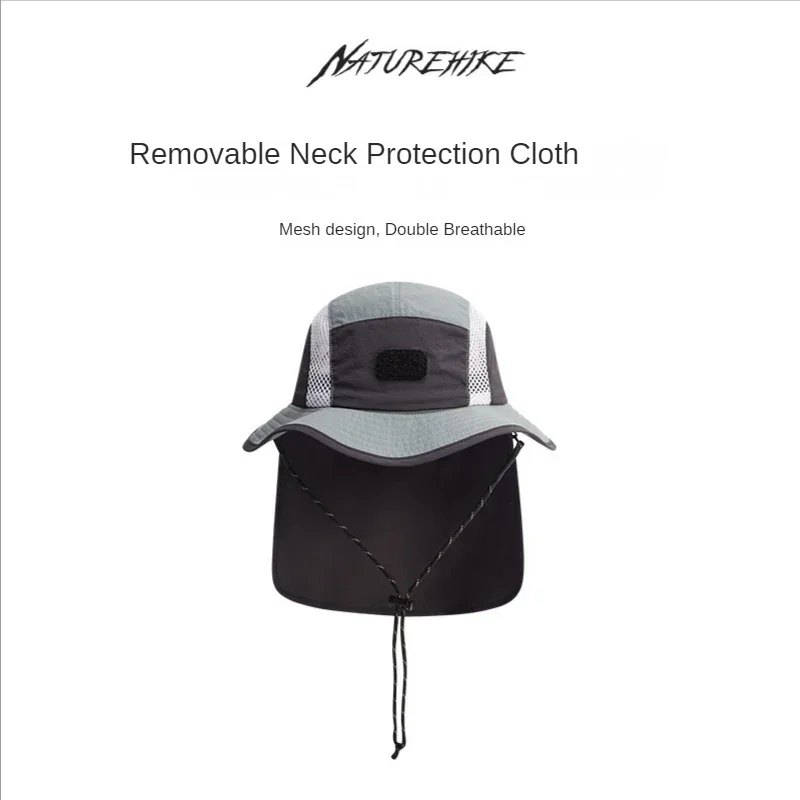 Naturehike Children's Mesh Sun-Proof Bucket Hat Summer Outdoor Leisure Wide Brim Sunshade Beach Hat