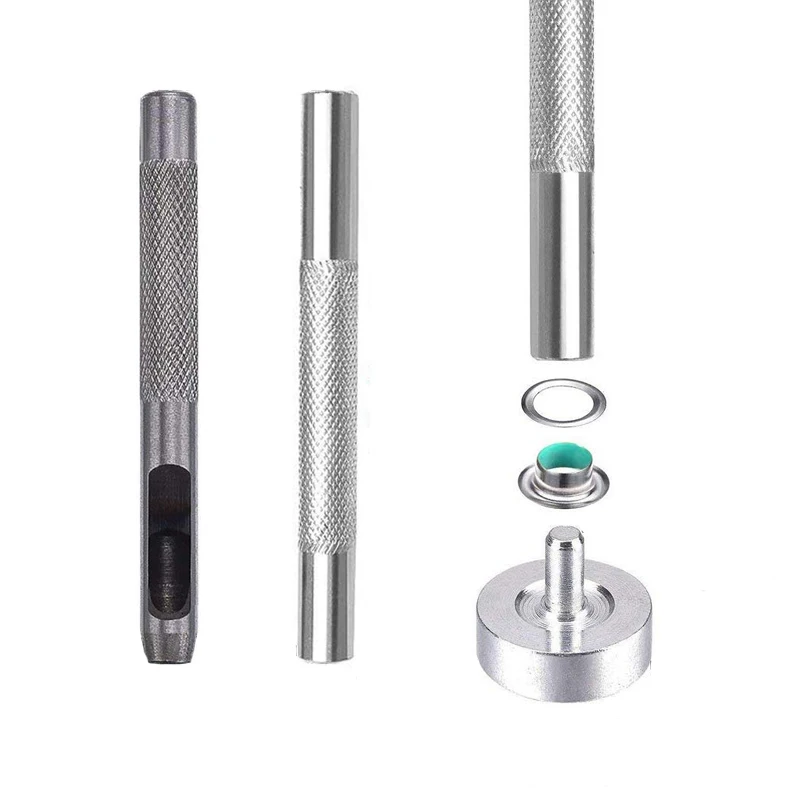 Grommet Tool 80Sets Grommets Eyelets 4mm 5mm 6mm 8mm 10mm 12mm Inside Diameter Tool for Leathercraft DIY Clothing Shoes Curtains eyelet punch tool set,eyelet grommet ring,eyelet grommet ring kit,grommet eyelet kit,grommet punch tool,grommet tool kit,grommet tool,eyelet grommet dies