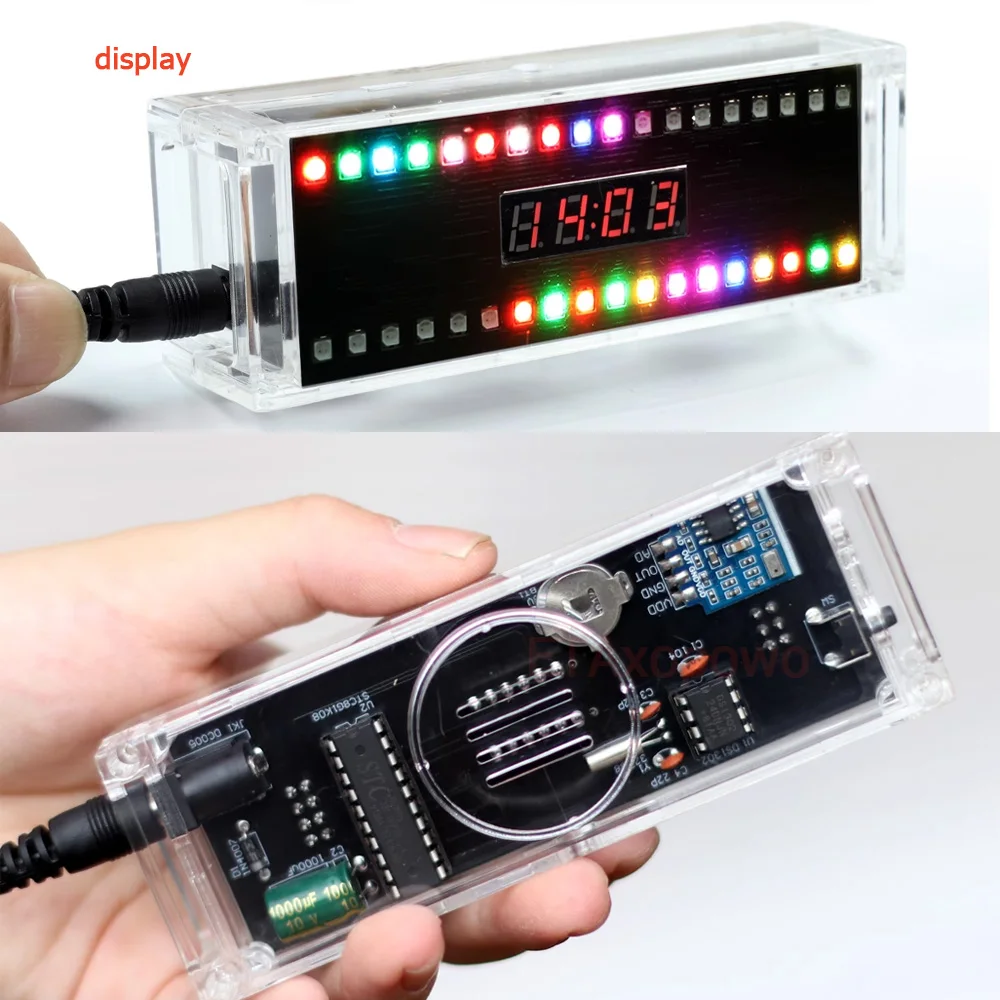รูปสินค้า นาฬิกาควบคุมเสียง RGB สเปกตรัม USB 5V