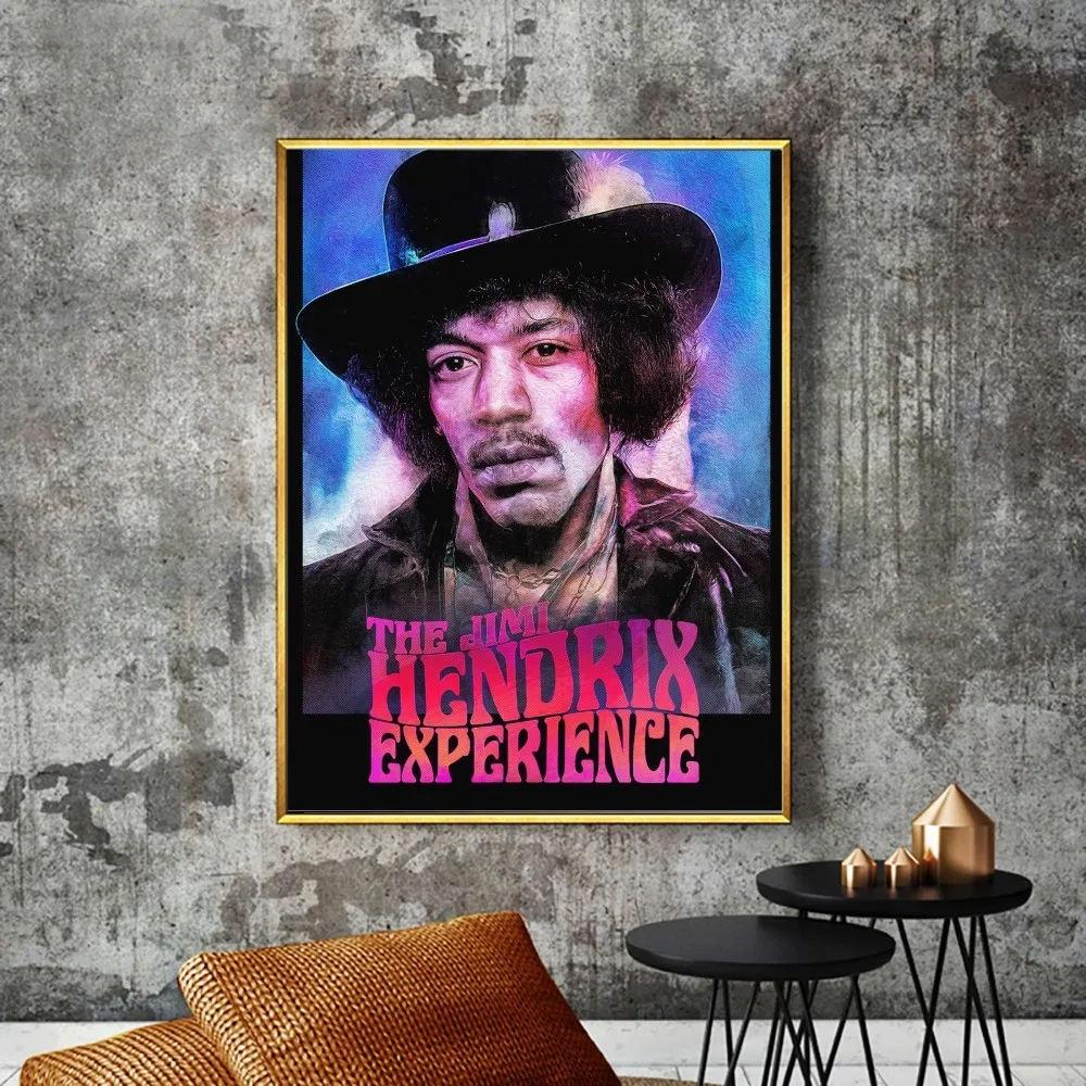thumbnail image 1 of Diseños Póster de Jimi Hendrix Impresiones de pósteres Dormitorio Oficina Sala de estar Arte Pintura de pared Decoración del hogar Pegatina, 1 of 5