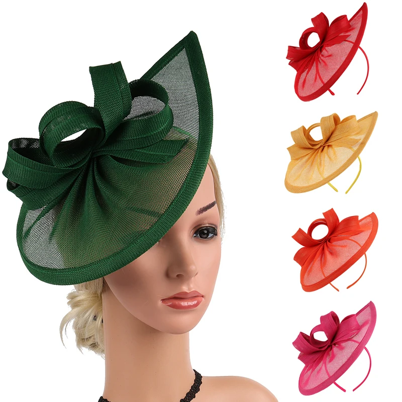 Fascinator Top Hat Hairbands Hair Accessories Retro Cocktail Tea Party  Dinner Headdress Bride Headpiece Headband Jewelry - AliExpress