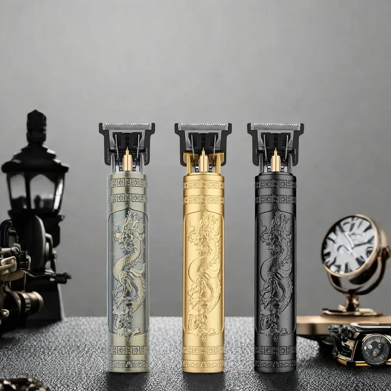 Hair Clipper Professional Cutter Vintage T9 USB Hair Cutting Machine Trimmer for Men Cordless Beard Trimmer Men