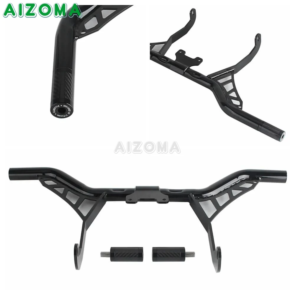 Harley Road Glide Chopped Engine Guard 1-1/4 고속도로 크래시 바 및 페어링 지지 브래킷은 FLTR FLTRX FLTRXS FLTRXST에 적합합니다.