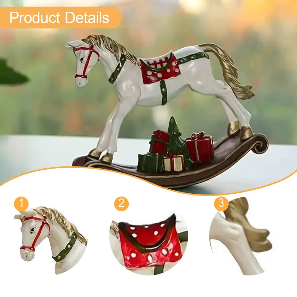 家装飾ホース像 装飾品 リビングルーム 寝室 オフィステーブル 装飾 樹脂彫刻 : 家の装飾の彫像 現代のカラーフローカラーホースアート