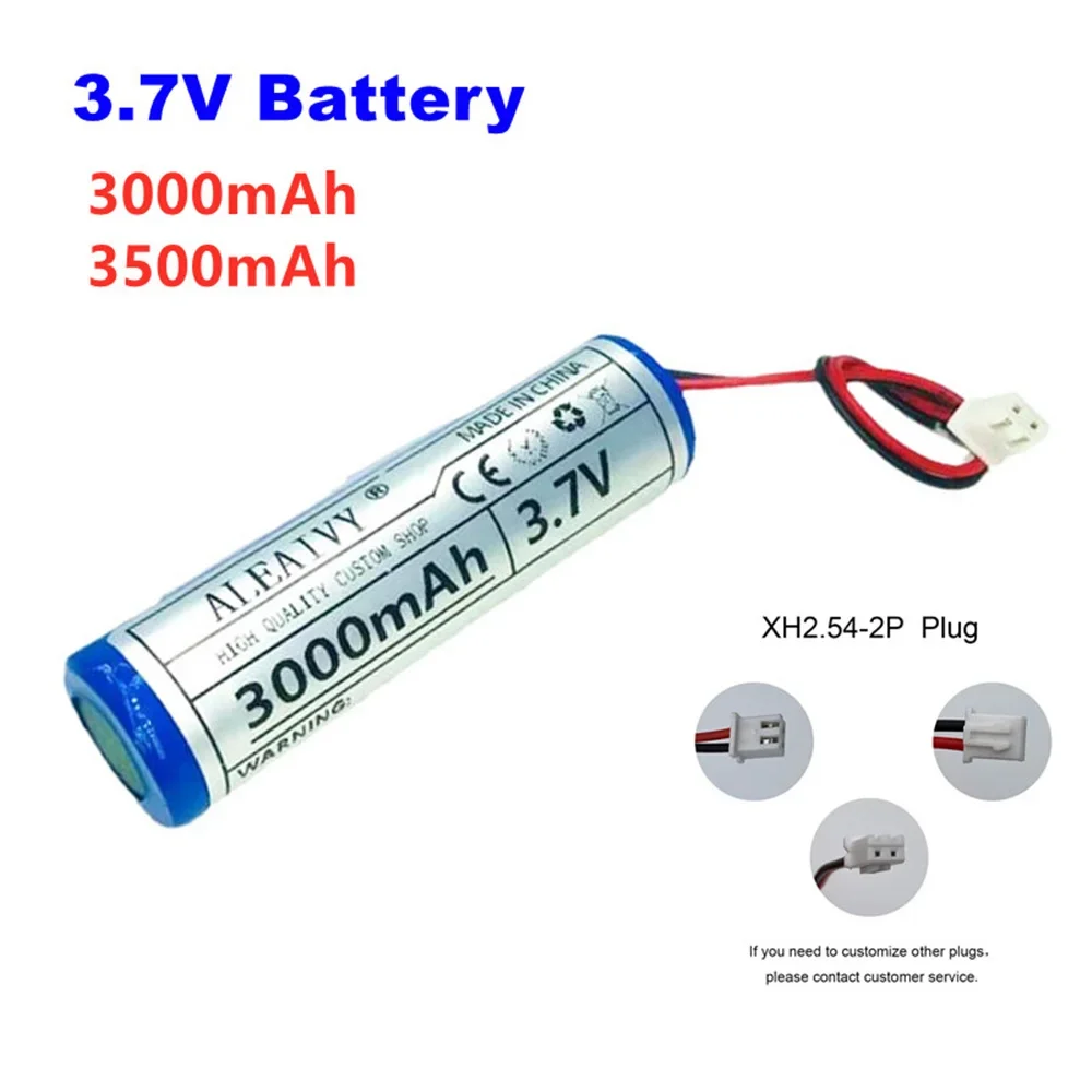 

3.7V 1S1P 18650 Lithium Battery Pack 3000mah 3500mAh Fishing LED Light Bluetooth Speaker 4.2V Emergency DIY Batteries