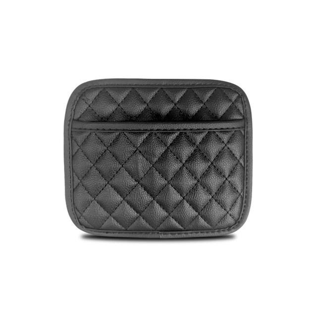 Leather Car Storage Pocket Seat Back/Door/Center Console Organizer for Small Stuff Car Storage Bag Universal for All Vehicles