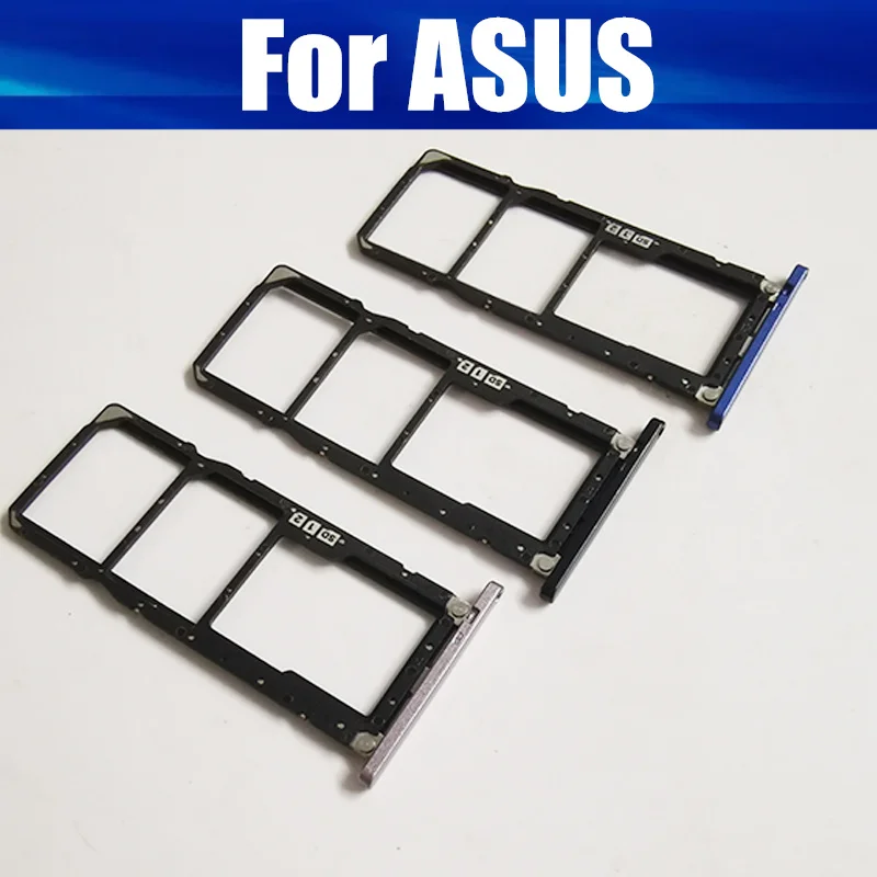 

Sim Card Tray Holder For Asus ZenFone MAX M1 ZB555KL Genuine Dual Sim SD Card Slot Reader Adapter Replacement Repair Parts Black