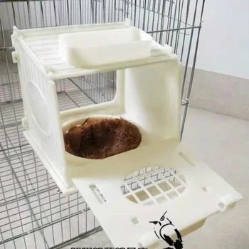 Bird cage Bird house white parrot cage high quality pet plastic Removable bird nest birds cage WJ112812