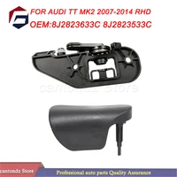 FOR AUDI TT MK2 2007-2014 RHD HOOD BONNET RELEASE HANDLE BRACKET AND Black Styling Car Cover 8J2823633C 8J2823533C 1