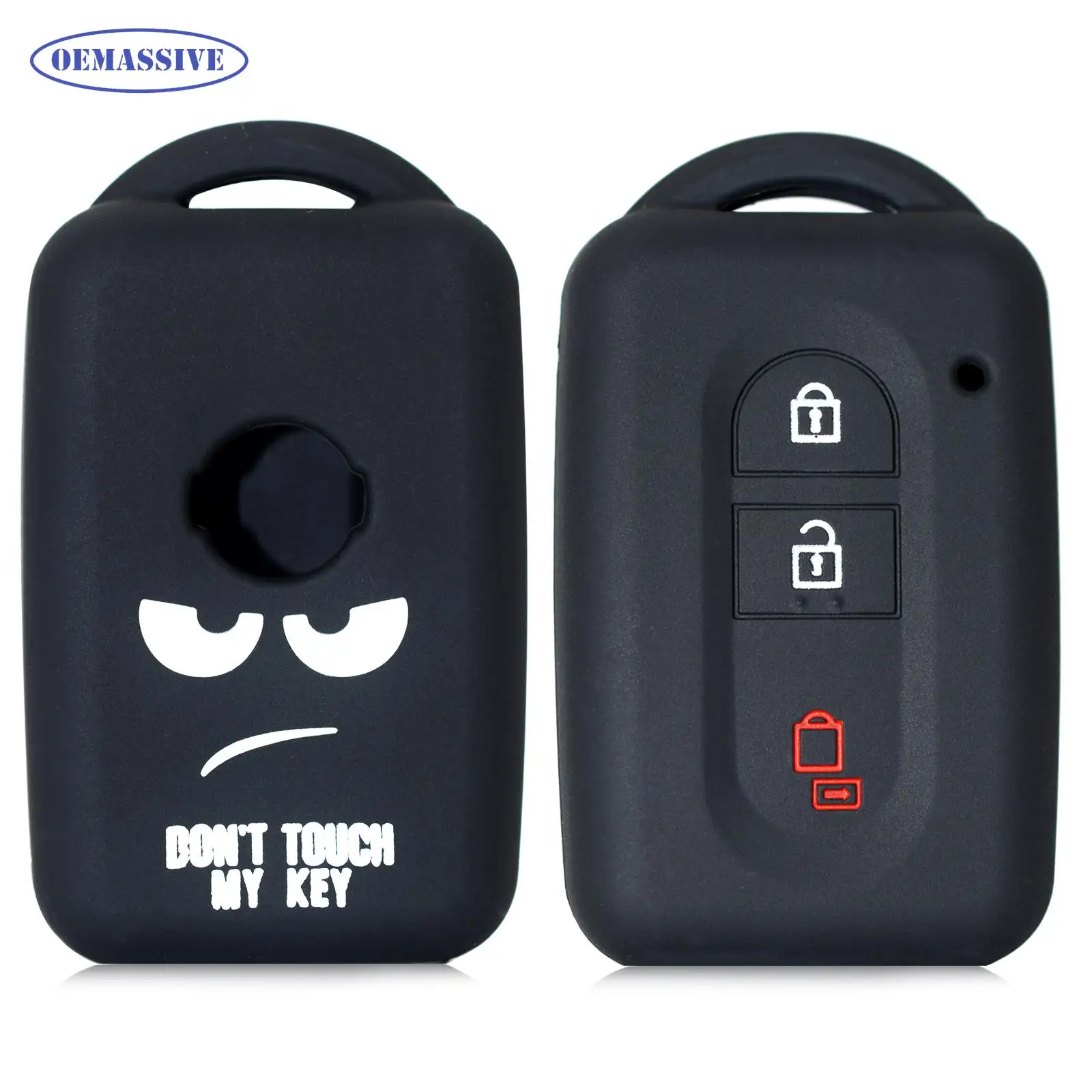 Silicone Remote Key Fob Shell Cover Case For Nissan Qashqai Micra Juke X-Trail Tiida Navara Note Pathfinder Key Chain key case key case cover car key shell remote control case cover flip key fob shell
