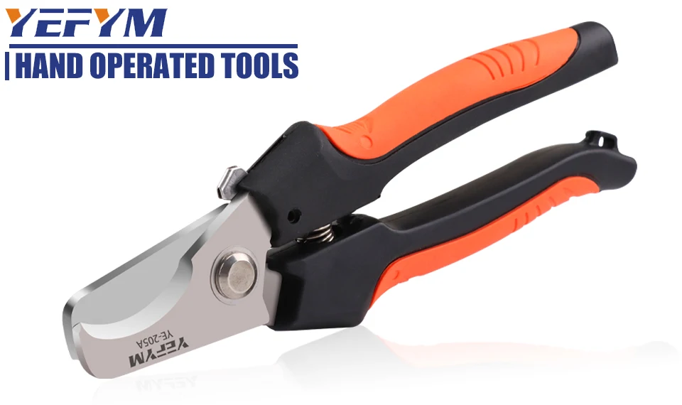 Description Picture 3 of itemYE-205/205A cable cutter stripper pliers industrial level cutter ability 24mm2/38mm2 diameter 10mm/16mm 5CR13 steel tools