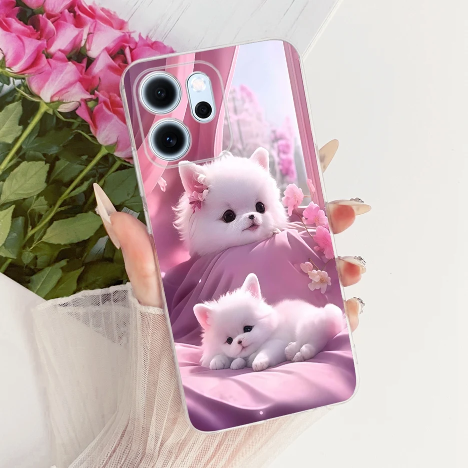 Colorful Flowers Painted Soft Slim Phone Case Cover