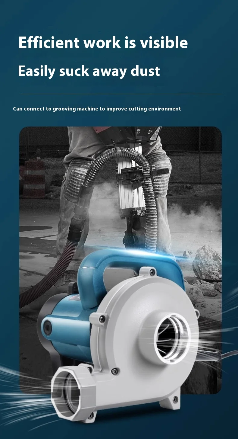4980W Industrial Grade Vacuum Cleaner Dust Collector Dust Blower For Electric C