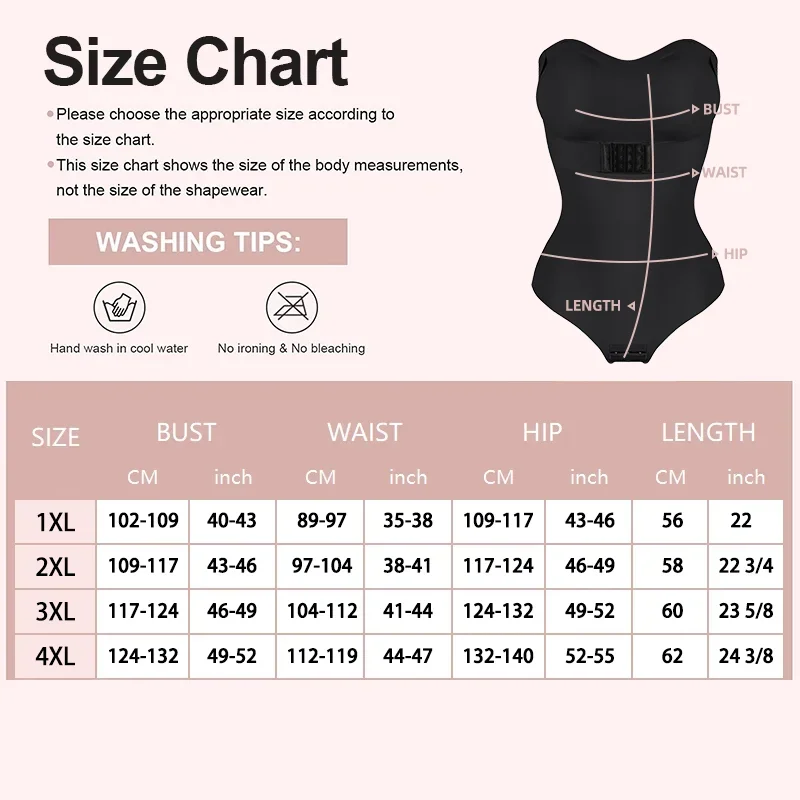 Description Picture 2 of itemS-4XL Removable Strap Bodysuit For Women Tummy Control Shapewear Seamless Sculpt  Front Closure Hipster Sculpt Body Shaper