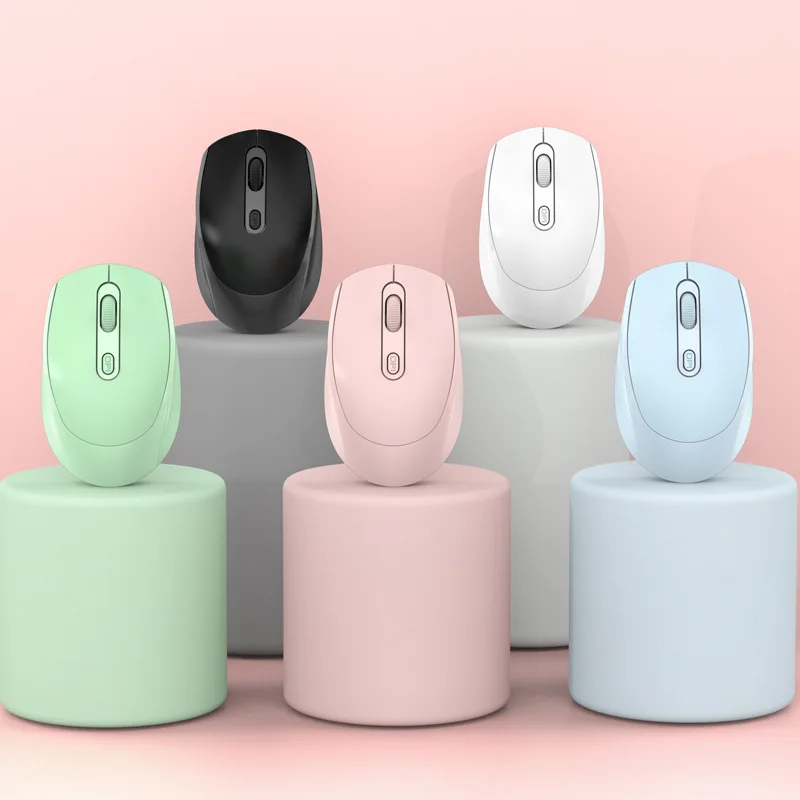 New M107 Wireless 2.4G Charging Silent Bluetooth Mouse Cute Female Office Wireless Mouse