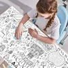 Children's Cartoon Birthday Handmade Drawing Disposable Graffiti Paper Tablecloth DIY Party Halloween Paper Tablecloth Poster 2