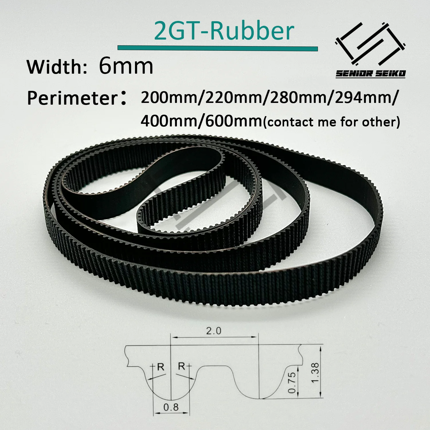 2GT 2M 20Teeth 60T GT2 60Teeth 20T 타이밍 벨트 풀리 세트 벨트 폭 6mm 보어 314mm 3:1 휠 동기 풀리 벨트 키트