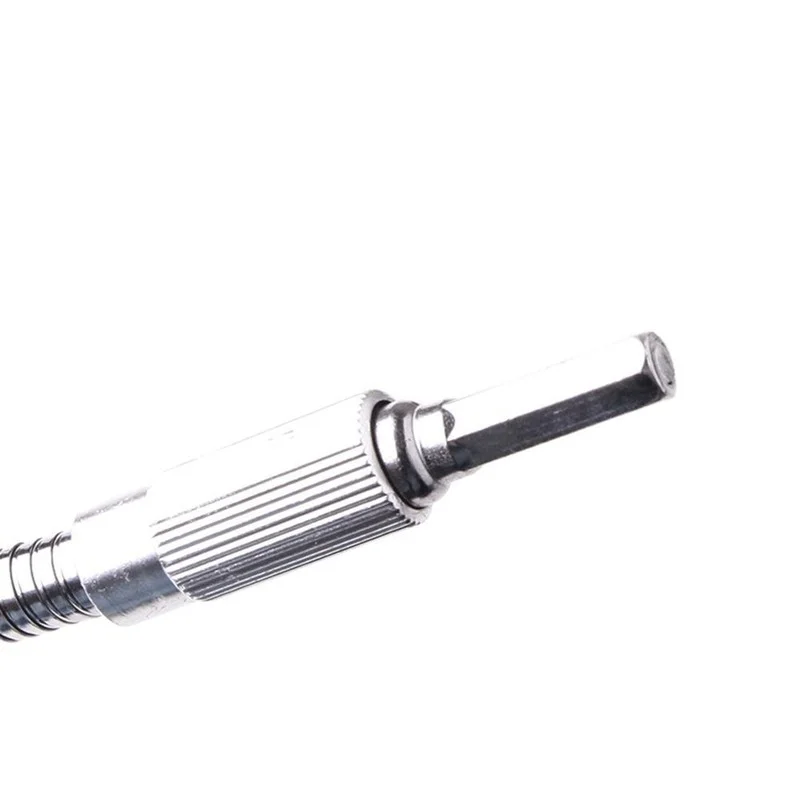 Electric Drill Screwdriver Bit Snake flexible Hose Cardan Shaft 1/4 6.35mm Connection Soft metal Extension Rod Link tool
