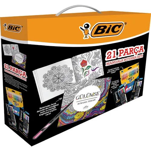 Bic 21 Piece Mandala Painting Set