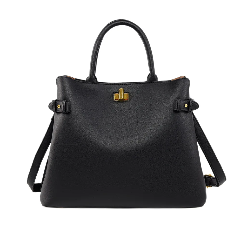 Luxury Design Women Bag High Quality Top Layer Bucket Tote Shaped Handbag Simple Casual Versatile Female Crossbody Bag