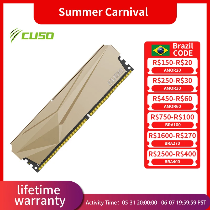 CUSO 야간 올빼미 시리즈 DDR4 RAM 데스크탑 메모리, 데스크탑용 고성능, 8GB, 2666MHZ, 3000MHz, 3200MHz, ddr4 메모리