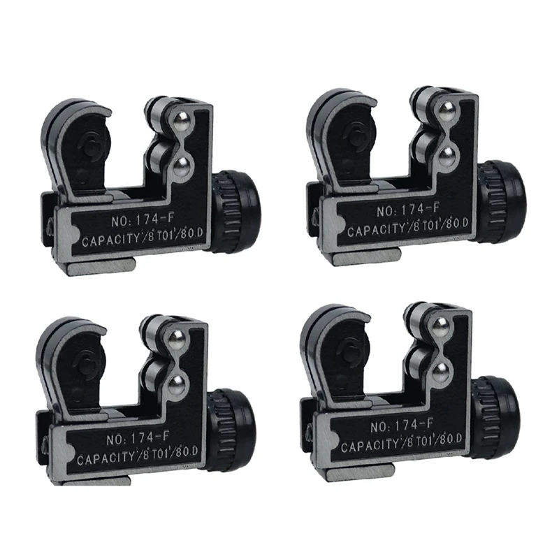 

4 шт. мини-резак для труб 3-28 мм резак для труб 1/8 дюйма-1-1/8 дюймов инструмент для резки медных и алюминиевых труб прочный