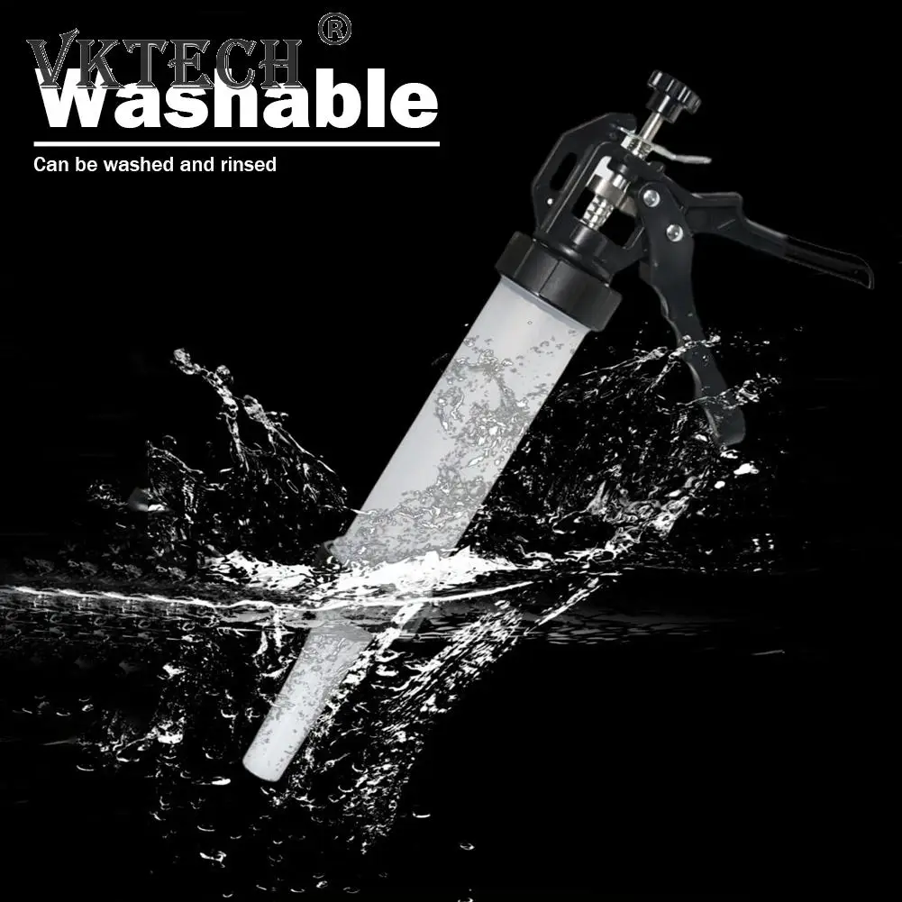 Manual Sausage Stuffer with 3 Nozzles Machine Homemade Sausage Stuffer Syringe Gadgets Manual Meat Tools