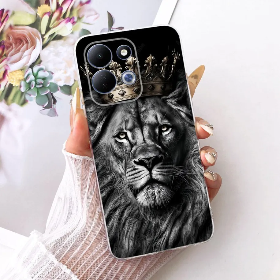 Cute Cartoon Animal Soft Silicone Clear Phone Case Cover