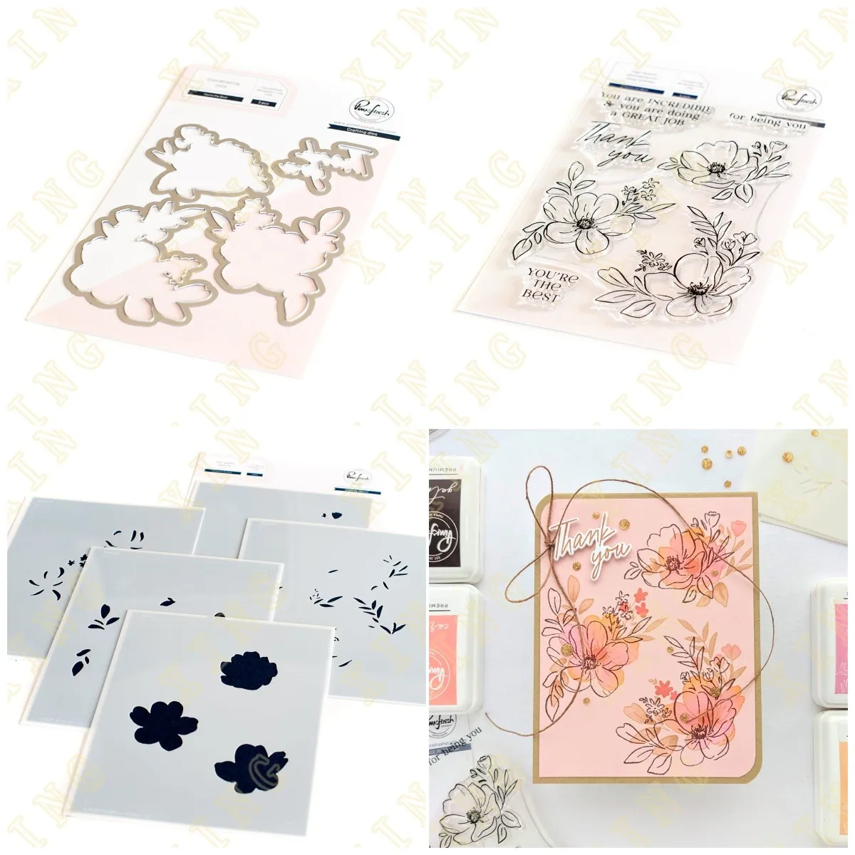 

Metal Cutting Dies Stamps Stencil Scrapbook Diary Decoration Embossing Template Diy Greeting Card Handmade New You're the Best