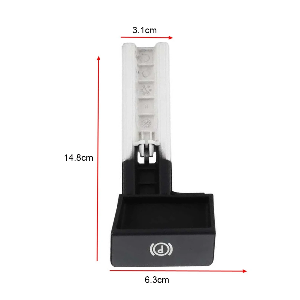 Parking Brake Release Handle LHD Parking Brake Handbrake Handle Knob Grip Lever Switch for VW Volkswagen Touareg 2002-2010 LHD 7L6711878F 7L6 711 878F