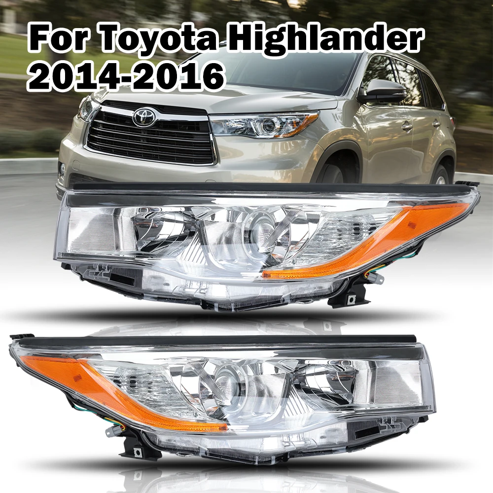 

Фара для Toyota Highlander 2014, 2015, 2016, фара головного света с указателем поворота