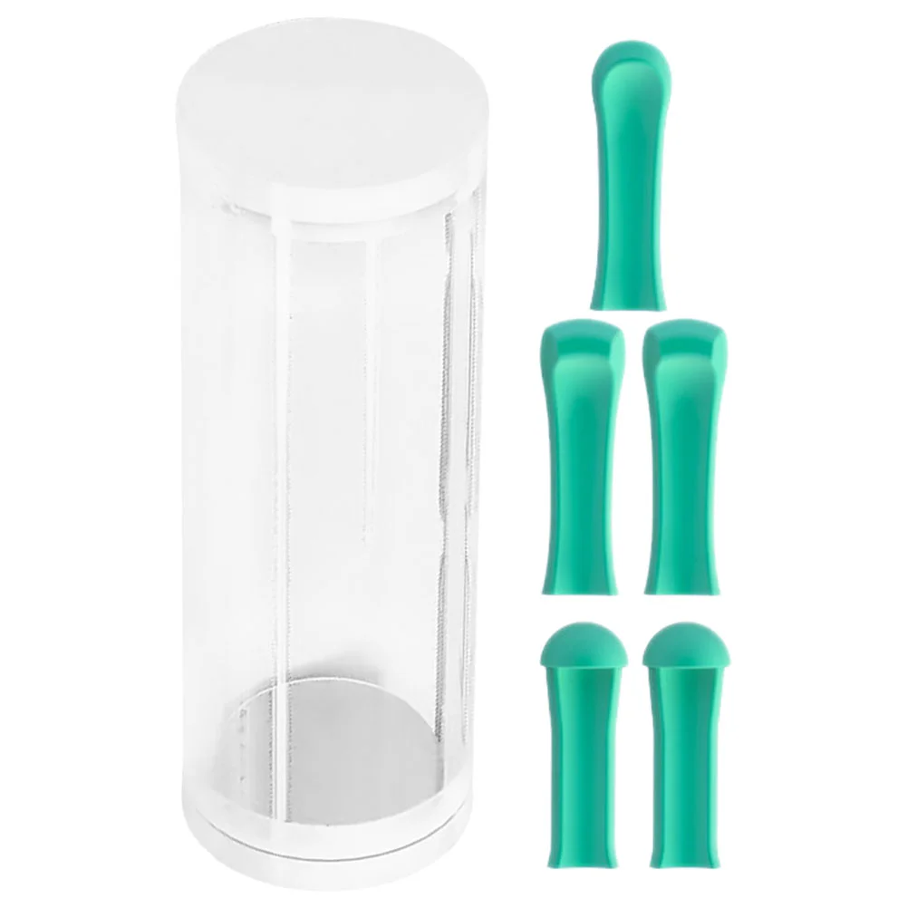 Replace Tool Visual Ear Scoop Cover Spoon Tips Silica Gel Abs Earwax Remover Accessory Reusable Cleaner 4