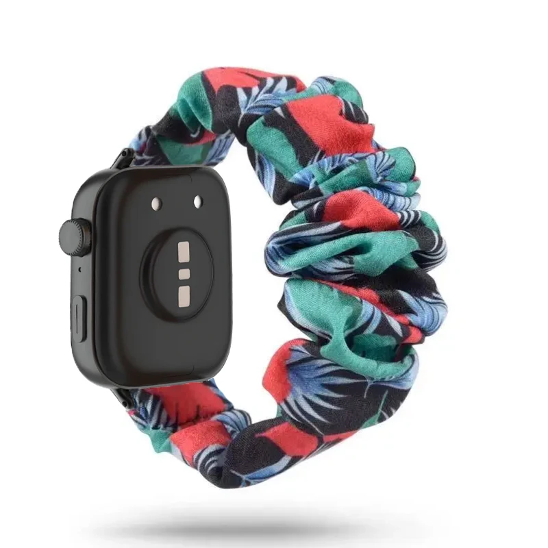 Elastic Nylon Loop Band with Metal Connector for Smartwatch - Adjustable Replacement Bracelet Strap