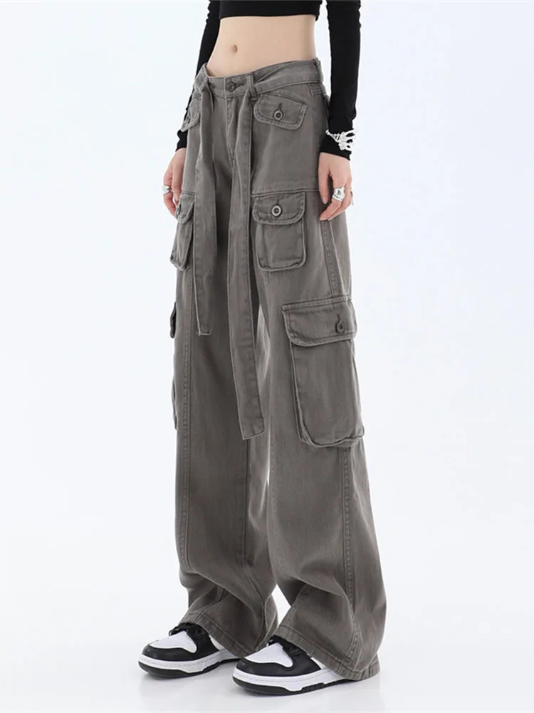 Buy YELLOW LOW-RISE LOOSE CARGO PANT for Women Online in India