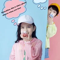 2PCS Kids Walkie Talkie Mini Phone Call Children Cartoon Talkie Walkie Toys 3KM Range UHF Radio Interphone Boys Girls Gifts 2
