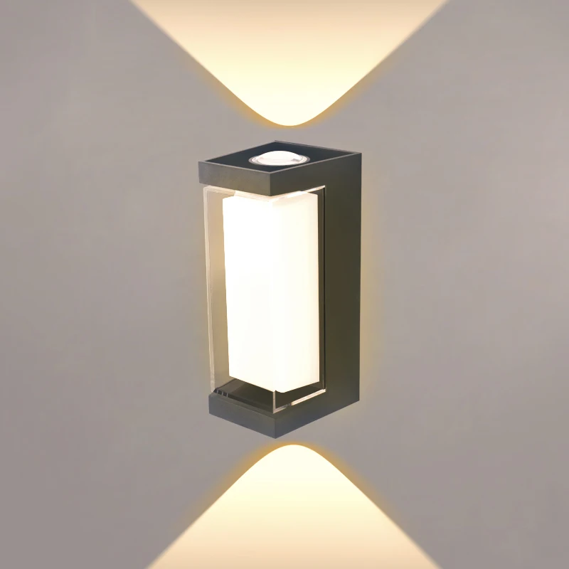 LED Wall Lamp Outdoor/Indoor Waterproof 10W Porch Garden Balcony Wall Lamp Interior Home Decor Lighting