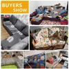 Printed Sofa Seat Cushion Cover Elastic Sofa Cover For Living Room Furniture Protector L-shaped Corner Armchair Couch Slipcover 3