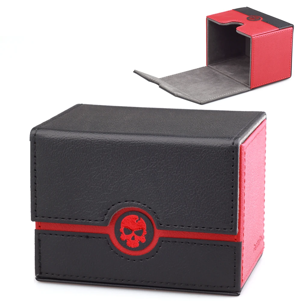 100 + Deck Box Game Ptcg Card Deck Case Storage Box Mtg Board Toy Game Collection Cards Organizer Card Deck Box Gift