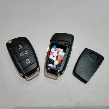 Dummy Car Key Safe Box Creative Mini Hidden Safe Box Secret Compartment Stash Box Empty Car Key Fob Hide Money Pills Coin 1