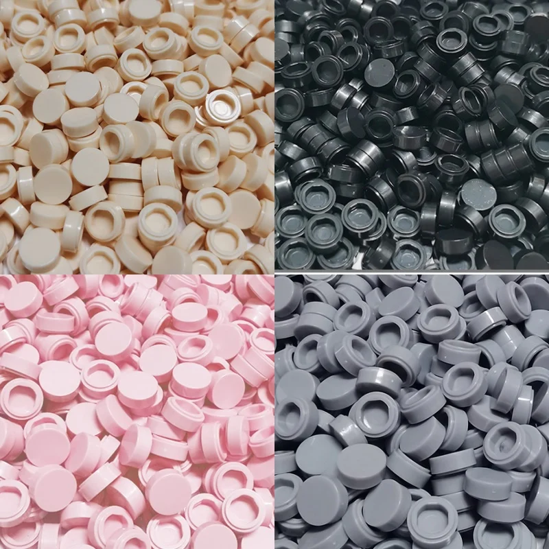 500-Piece Round Tile Set for Mosaic Art and Creative Building