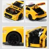 1:32 Audi RS7 Miniature Taxi Toy Model Cars Alloy Diecast Pull Back Sound Light 6 Doors Opened Vehicles Decoration Boys Gifts 6