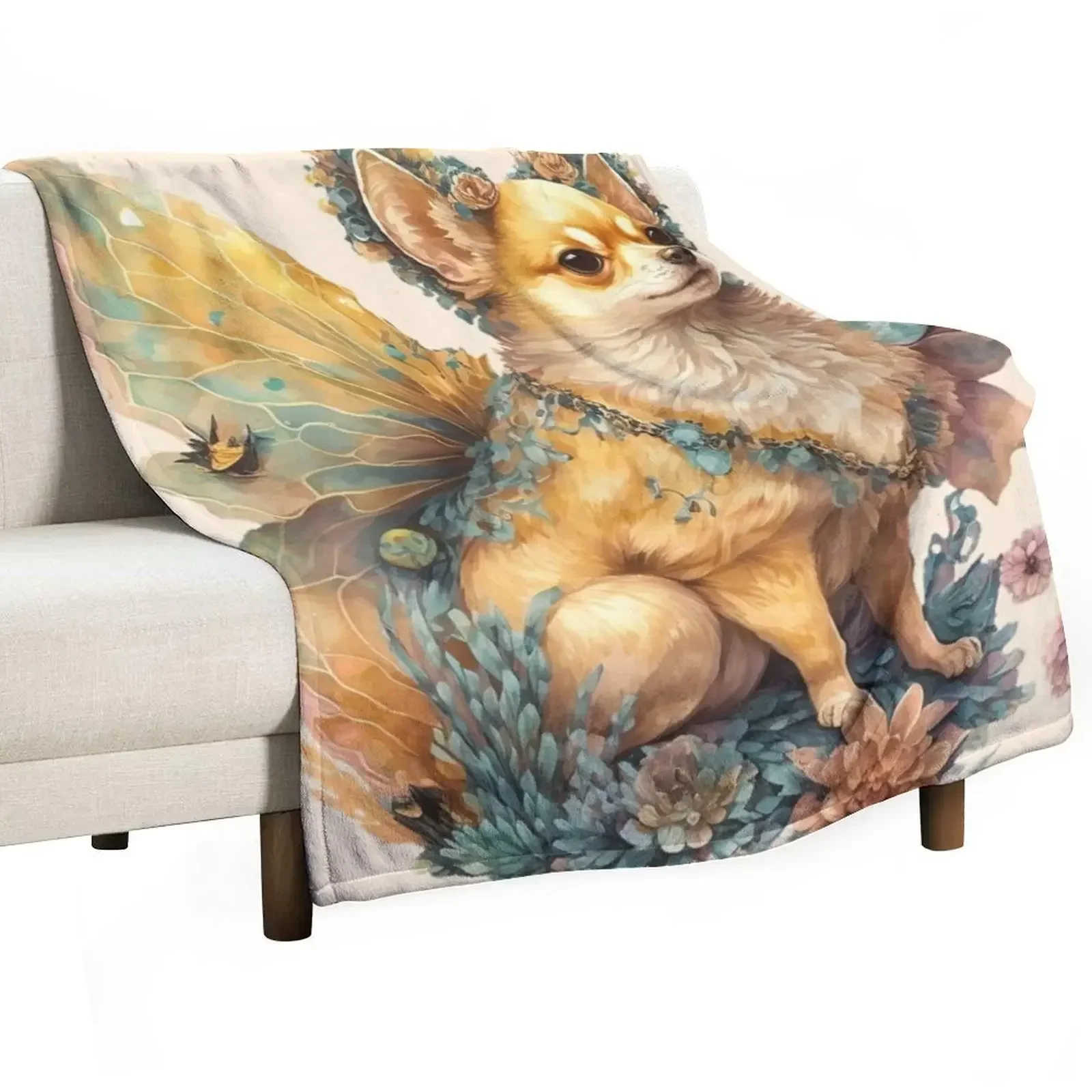 

golden chihuahua Throw Blanket Loose for babies Blankets
