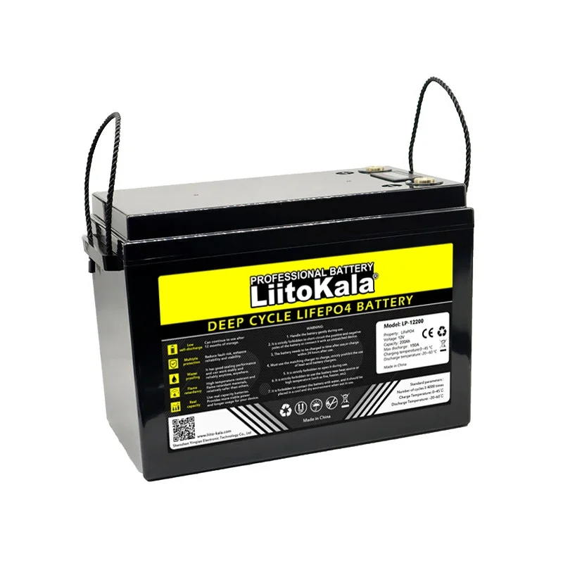 LiitoKala 24V 8 string 100AH LiFePO4 Battery Lithium Iron Phosphate 25.6v inverter Car lighter Batteries 29.2V Charger Tax Free