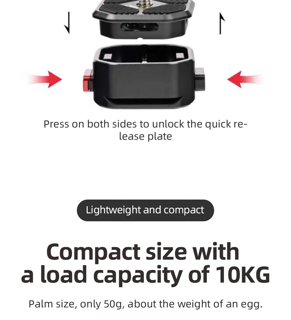 Description Picture 5 of itemCOMAN EX500 Quick Release System Plate 1/4'' Tripod Base Mount Shoulder Strap For Iconic Brand Nikon Iconic Brand DSLR Camera Accessories