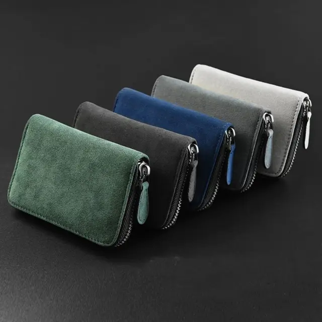 Multifunctional Card Bag 11 Cards Slot Credit Card Holder Anti Demagnetization Wallets Cards Cover Zipper Card Wallet for Men 4