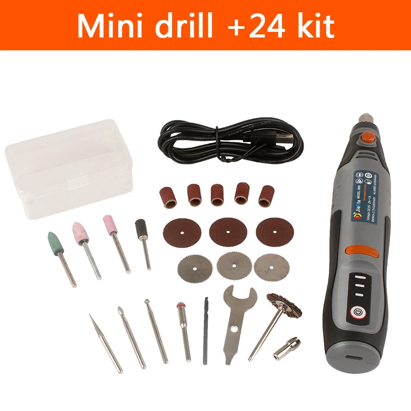 35 ワットコードレス電気ドリルミニワイヤレス彫刻掘削研磨ペン USB 充電式ドレメルロータリーツールジュエリー金属用